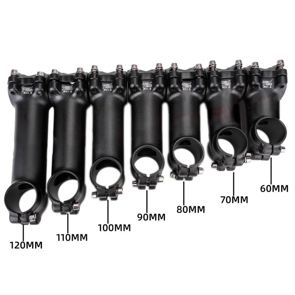 Aluminum Alloy Bicycle Stem 31.8mm 7 Degree 60/70/80/90/100/110/120mm MTB Road Bike Handlebar Stem Cycling Accessories