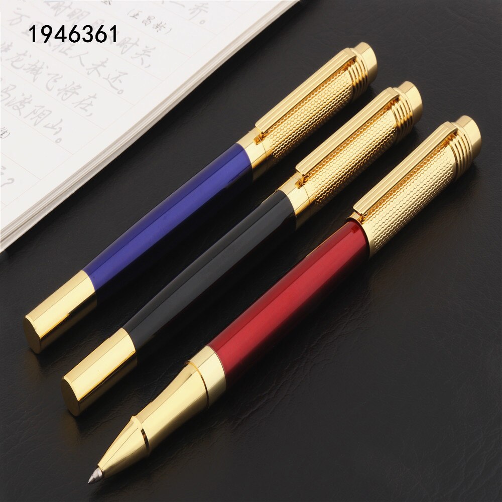 Luxury pen 856 Golden Business office Rollerball Pen School student stationery Supplies Ballpoint Pens