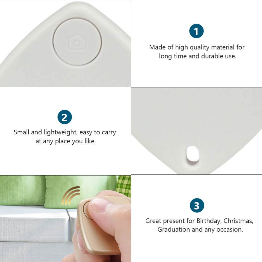 1pc Portable Stylish Practical Wireless Locator Wallet Tracker Tracking Device Wireless Positioner Wireless Localizer