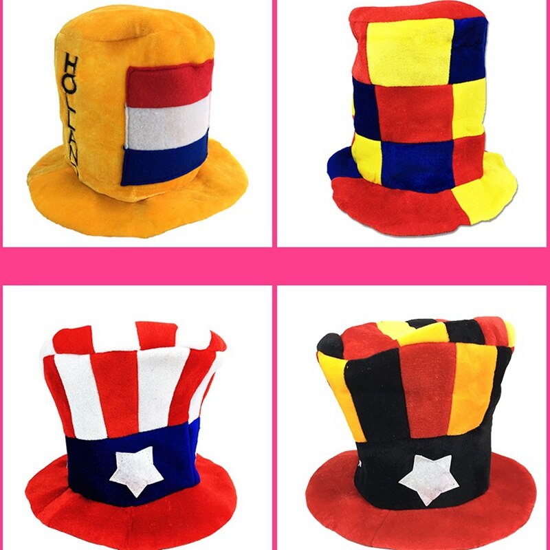 Halloween bursdag karneval fest hodeplagg klovn lue sminke ball fotball øl fest polygonal cap flagg lue