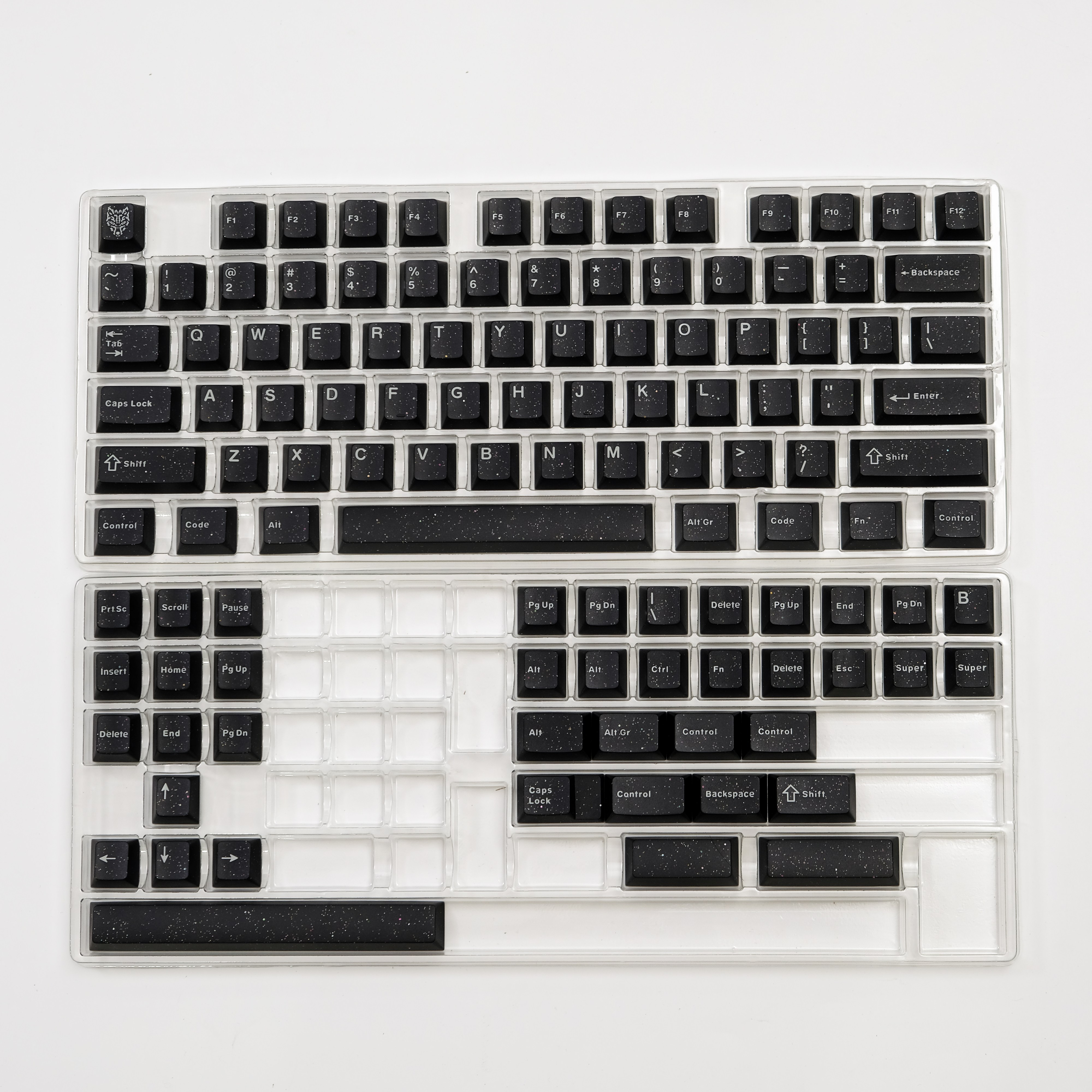 120 Keys Marble Themed Keycaps Double Shot PBT Keycaps Milk White Translucent Cherry Profile Keycap for MX Switch Gamer Keyboard: GRAY