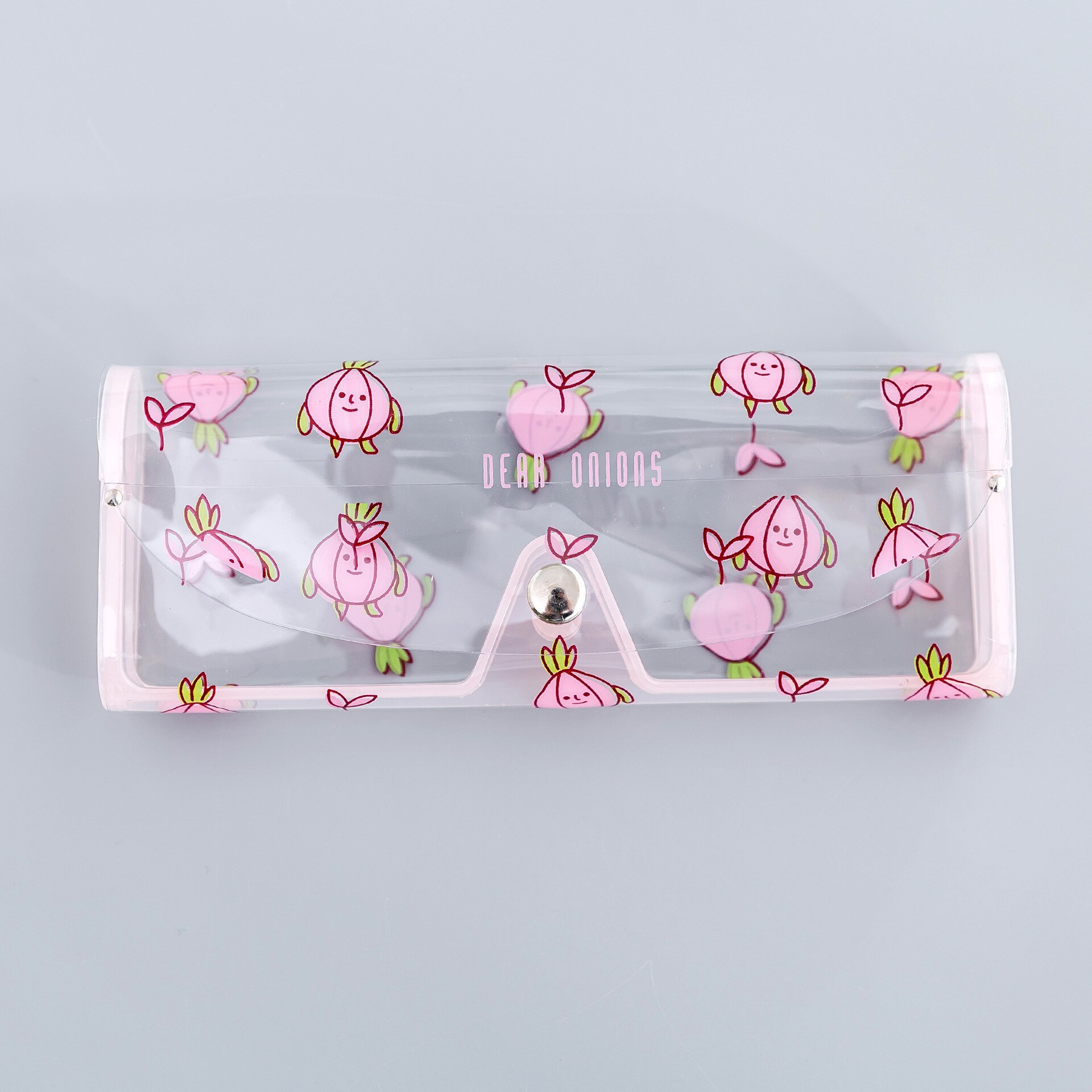 Transparent PVC Stationary Organizer School Pencil Box Stationery Office Supply