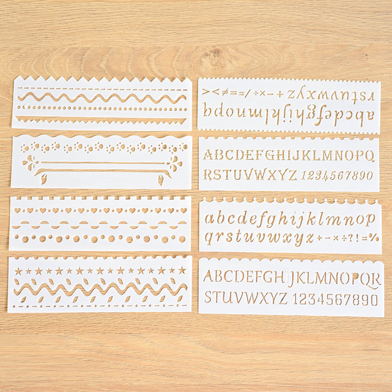 Journamm Finger Painting Kit Drawing Stencils Colorful Inkpad DIY Scrapbooking Stationery Paint Tool School Supplies: WHITE