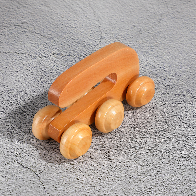 1-teiliges Massageroller-Werkzeug aus Holz, manuelles Massagegerät aus Holz, Rückenmassageroller aus Holz für Nacken, Bein, Rücken, tiefes Gewebe, Muskelmassagegerät