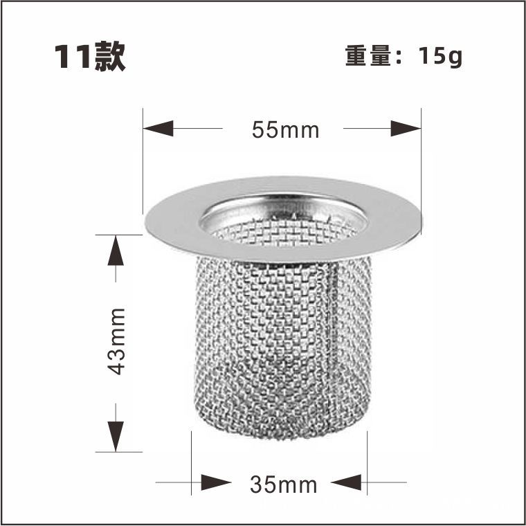 Universele gootsteen rioolzeef wastafel afvoer stop RVS gootsteen afvoer plug filter badkamer vloer afvoer keuken accessoire
