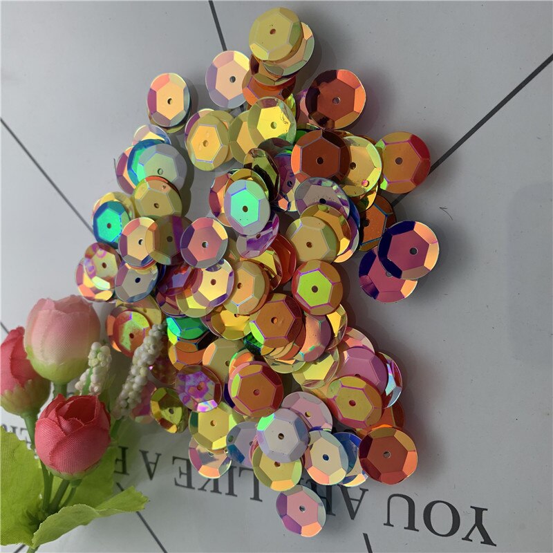 500 sztuk 13mm brokat okrągłe luźne pcv cekiny Paillettes rzemiosło robić szycia dekoracji DIY akcesoria robić ubrań: mieszać