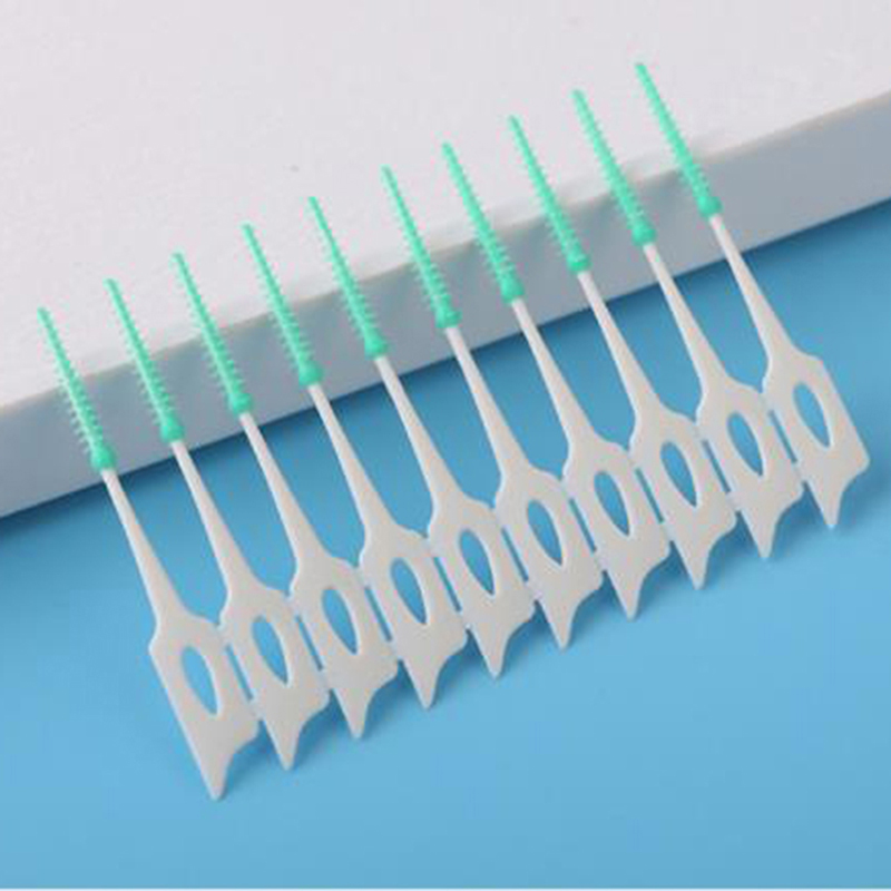 20/150 Pcs Silicone Interdental Brushes Super Soft Dental Cleaning Brush Teeth Care Dental floss Toothpicks Oral Cleaning Care