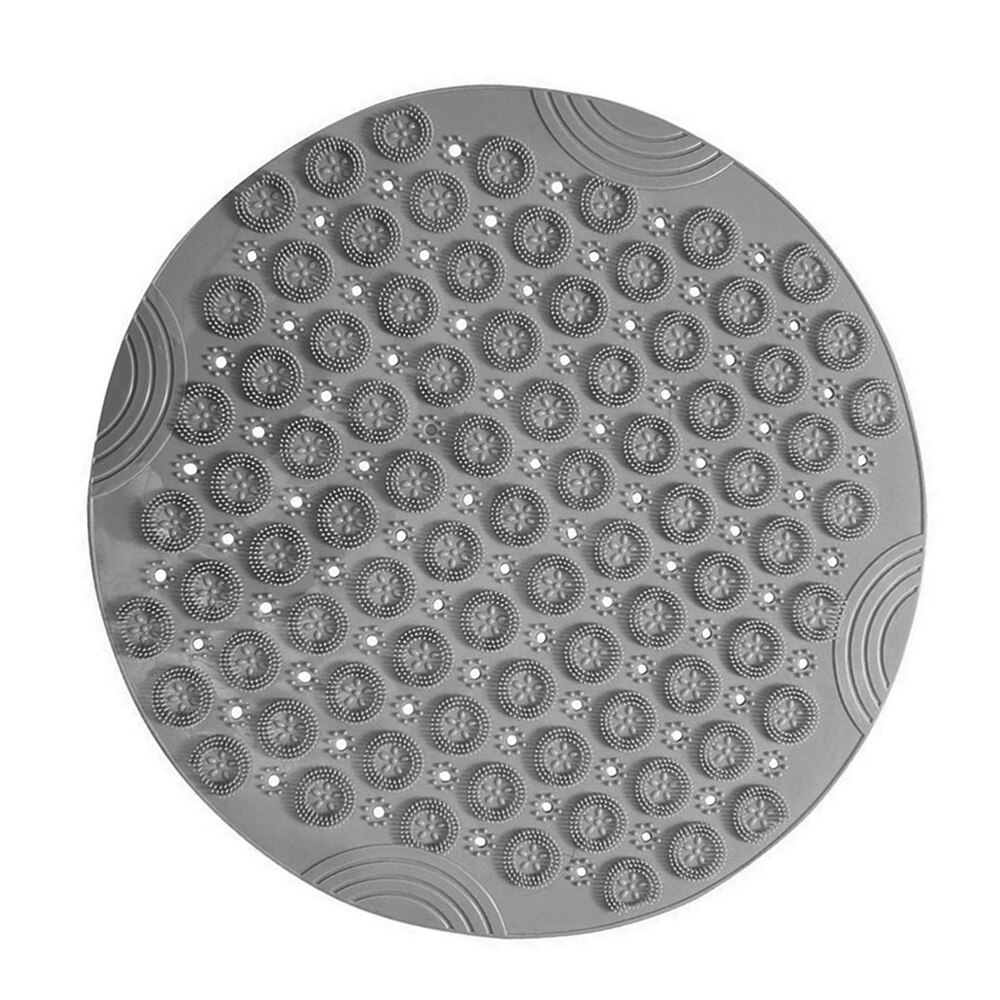 55cm ronde pvc antislip badmatten siliconen douche badmat voetborstel dode huid punt kralen pad badkamer antislipmat