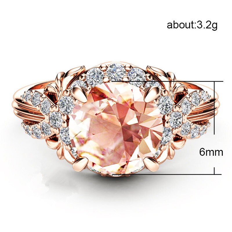 Huitan Fedi Nuziali Disegno di Bowknot con Champagne-Colored CZ ANELLO Speciale Regalo di Nuovo Anno per le donne Regalo di san Valentino Gioielli