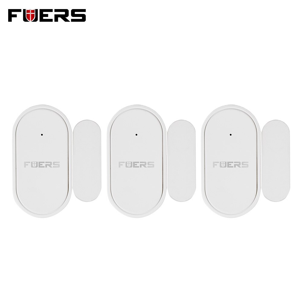 FUERS Mini Door Sensor Home Security Wireless Window/Door Open Alarm Magnetic Sensor Work With G95 G34 WIFI GSM Alarm System