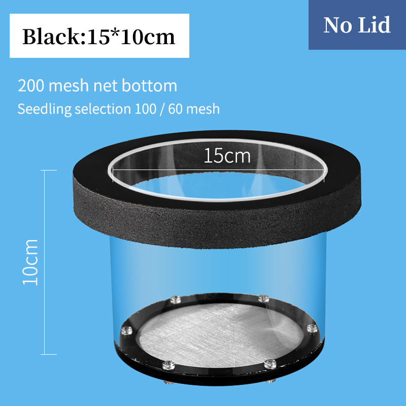 Suspended Fish Tank Breeding Isolation Box Transparent Acrylic Aquarium Incubator Multifunctional Spawning Room Fish Supplies: Blue