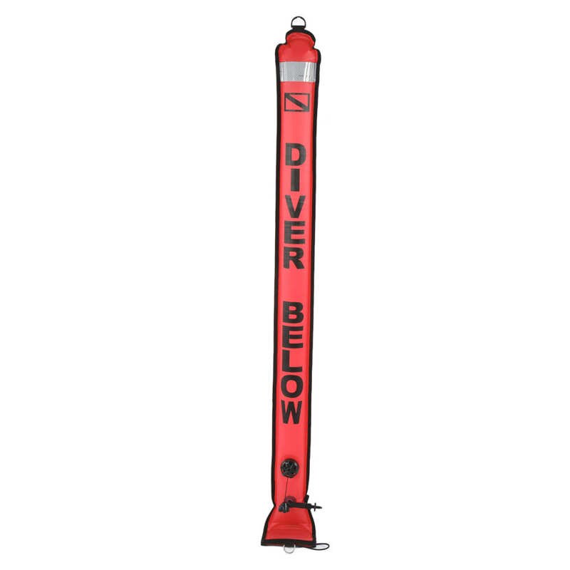 Diving Inflatable Safety Tube Reinforced Surface Marker Buoy for Diving: Color1
