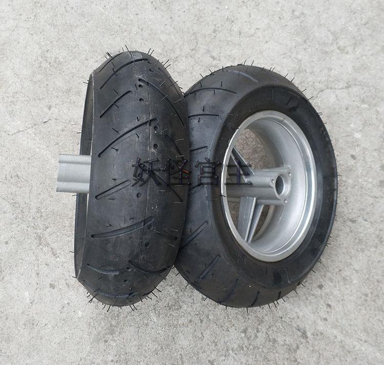 pocket bike Wheel front 90/65 -6.5 rear 110/50- 6.5 wheels tyre rims 47cc 49cc 2stroke bike ATV mini bike
