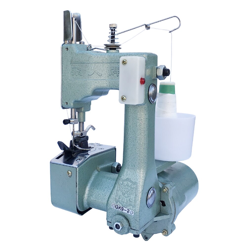220V Draagbare Elektrische Naaimachine Thuis Geweven Zak Afdichting Rijst Zak Verpakking Machine 130W 12000Rpm GK9-2