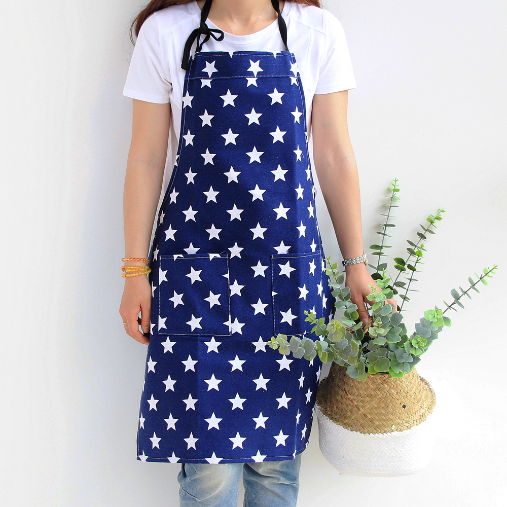 Japanse Schort Canvas Schilderen Kleren Keuken Werkkleding Bakkerij Bakken Verdikte Polyester-Katoen Mouwloze Schorten