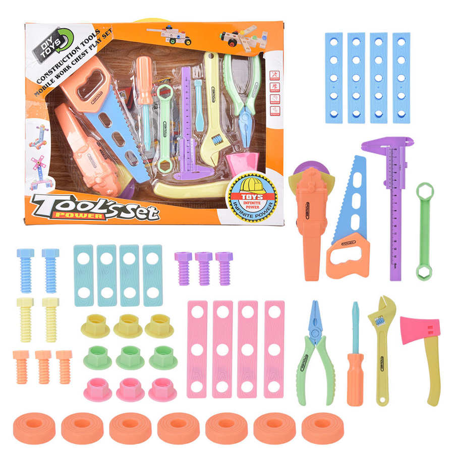 Juego de tornillos de juguete, rompecabezas de tornillo, juguete educativo, juguete de bricolaje, tuerca de montaje, rompecabezas, juguete educativo para chico y niño: Default Title