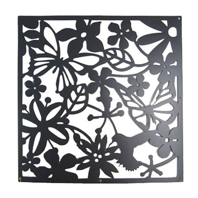 Hanging Room Divider Safety Partition Screen Panels for Home Dining Room Sitting Room Hotel and Bar Decoration: Black