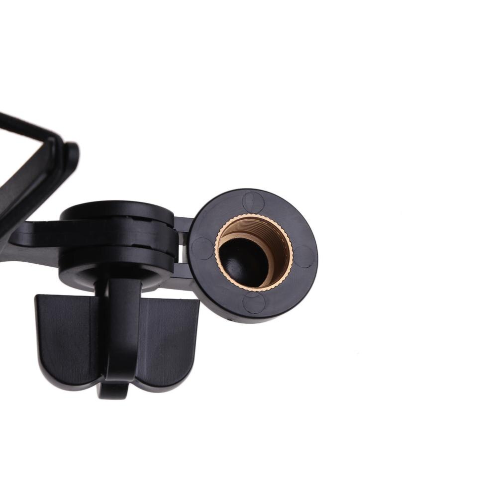 Microphone Mic Shock Mount Holder with Shield Filter Screen Universal Mic Bracket for 21mm Diameter Condenser Mic