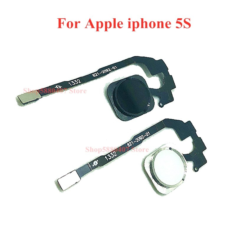 Sensor de huellas dactilares para Apple iphone 5 5G 5S botón de inicio Touch ID escáner de huellas dactilares tecla de retorno cable flexible piezas de repuesto