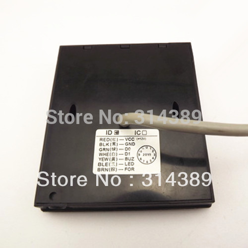 13.56Mhz,wiegand26/34 dual Led 9V 12V epoxy packaged Reliable RF contactless Mifare1 IC card READER