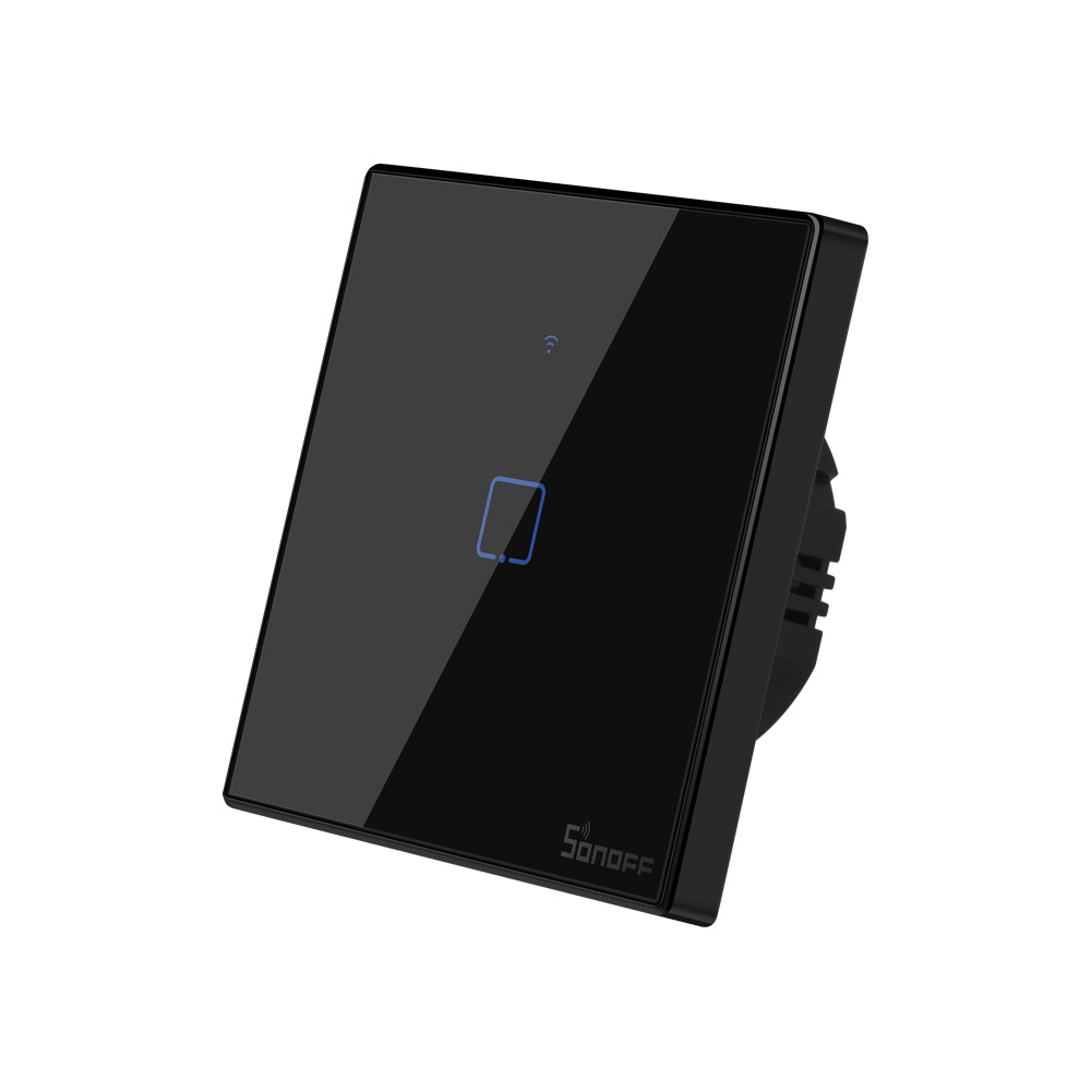 Sonoff tx  t0 t2 t3 eu smart switch wifi touch væglampe smart home fjernbetjening trådløs timerkontakt via ewelink app