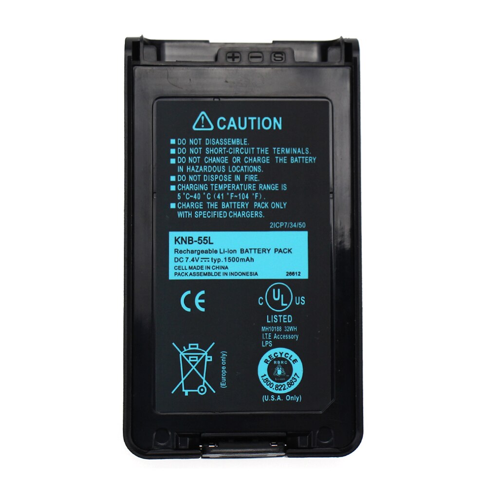 Remplacement de batterie de KNB-35L pour Kenwood TK-3360, TK-3160, TK-2170, KNB-57L, TK-3173, TK-3170, TK-2360, NX-320, TK-3140, TK-2160: Default Title
