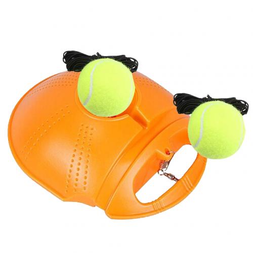 Tennis Training Devices Exercise Tennis Ball Sport Self-Study Tennis Balls Single Tennis Rebound Trainer Practice Tool: Orange