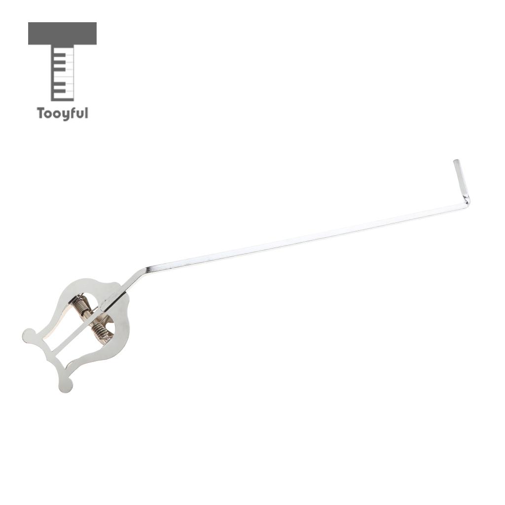 Tooyful duable marschbaryton lyra trombon euphonium lyra notklämma flip folder silver 29cm/11.41 tum