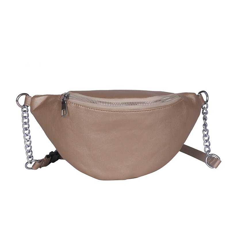 Sport Ich bin Freien Beiläufige Laufende Tasche Kette Brust Tasche Schulter Tasche Nach Bote Tasche: golden