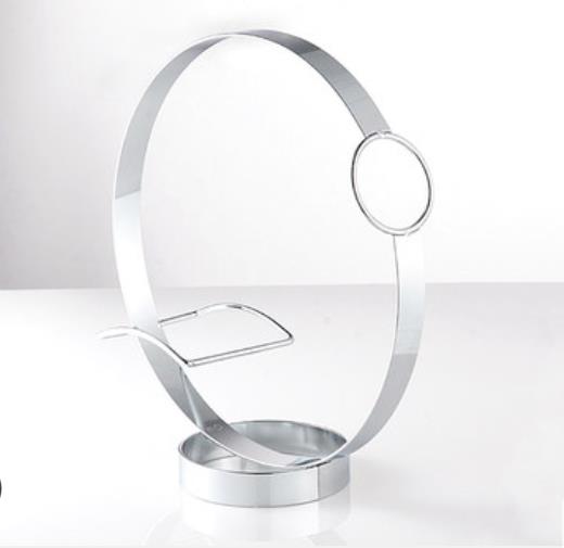 Wine rack decoration household round wine rack display rack modern light luxury wine rack wine bottle rack simple: 3