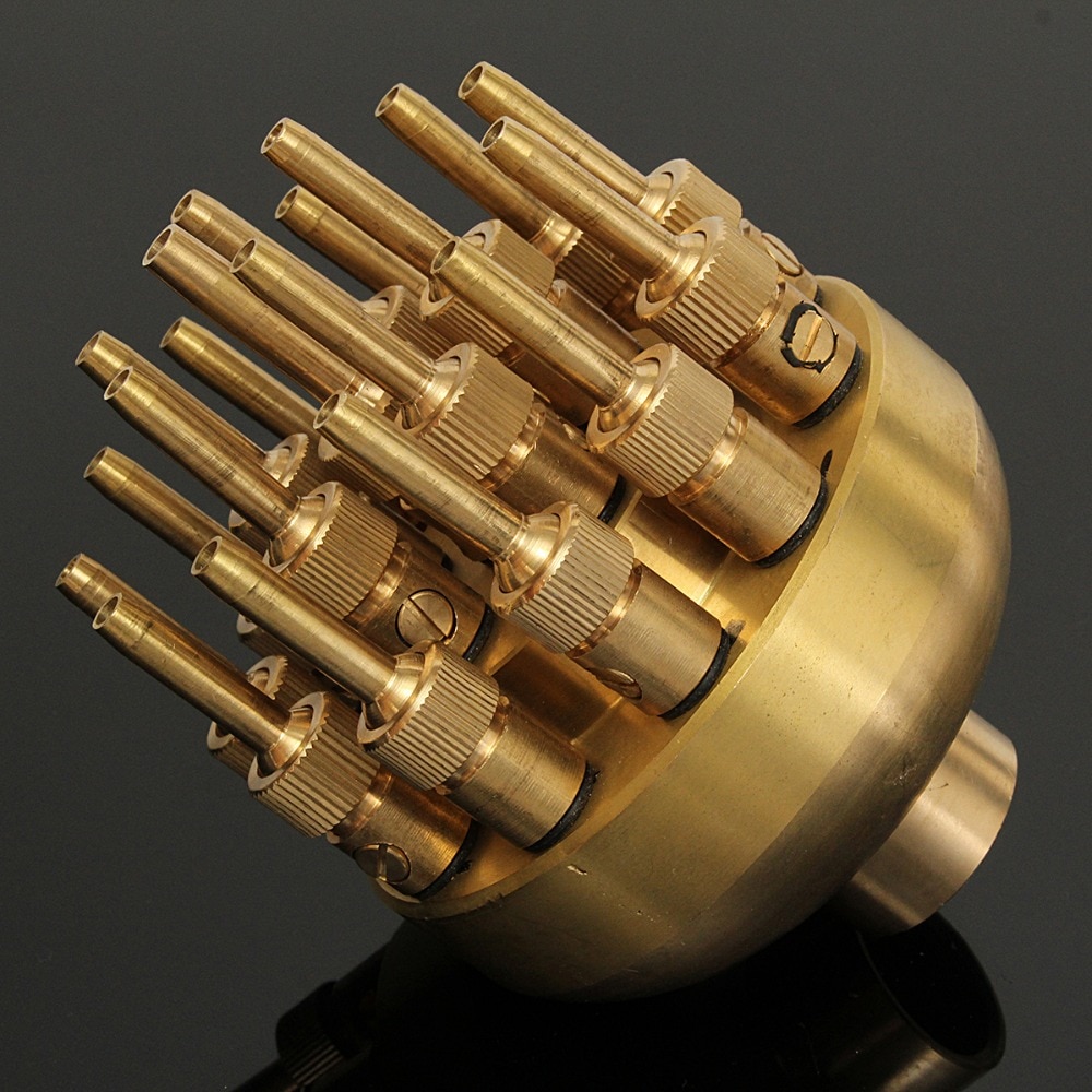 1.2 " 3 lag springvand dyse 17 sprinkler spray hoved dam pool messing til haven