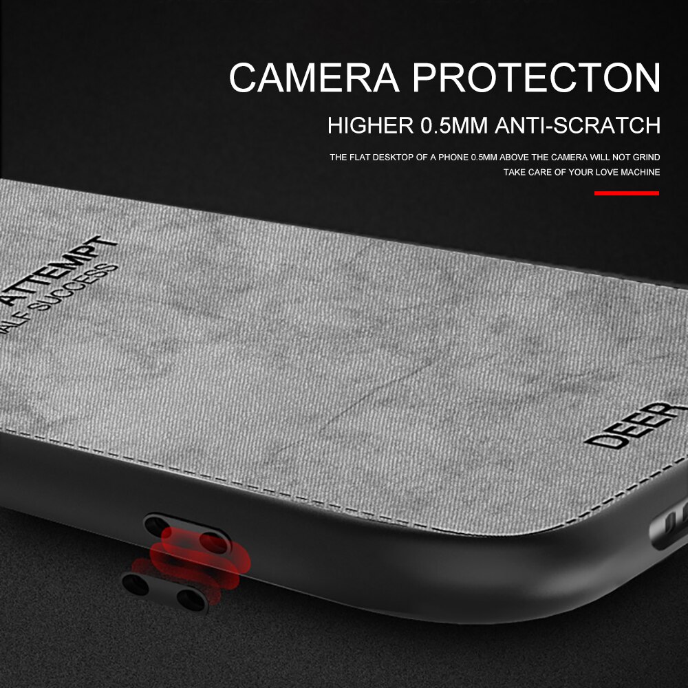 Voor Poco X4 Pro 5G Case Herten Patroon Cover Voor Xiaomi PocoX4 Pro X3 Pro X3 Nfc X4Pro Doek textuur Tpu Soft Shockproof Shell