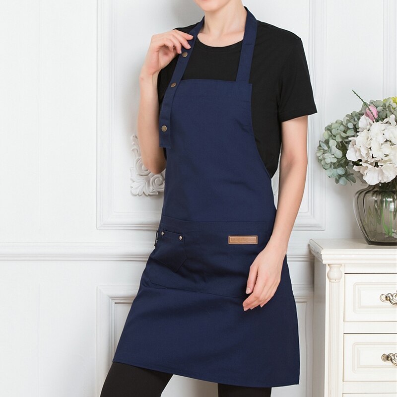 Unisex Werk Schort Voor Chef Verstelbare Kapper Schorten Keuken Uniformen Ober Werkkleding Food Service Restaurant Cook Bib