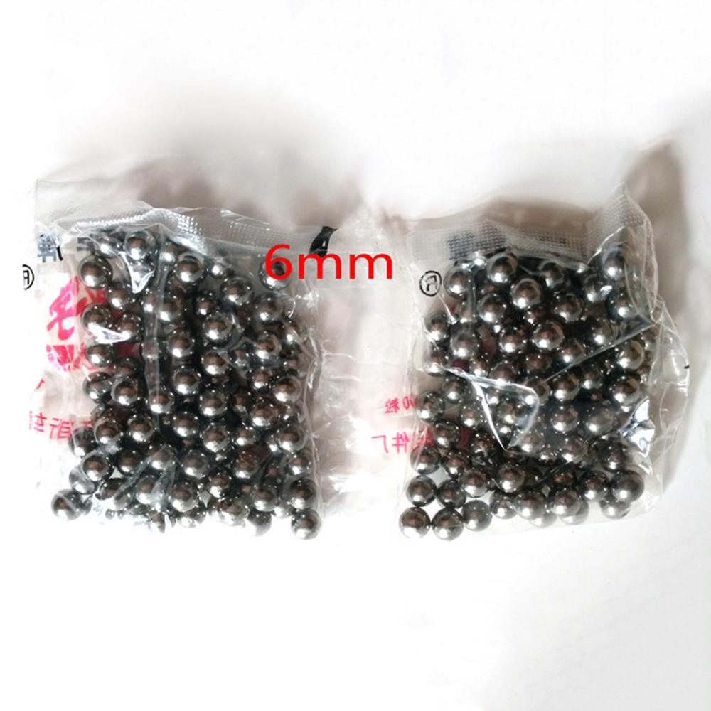 100PCS 6/8MM Steel Bearing Ball Multi-purpose Steel Balls For Auto Parts Bicycles Motorcycle Non-ferrous Metal Die-casting Parts: 200 Grain 6MM