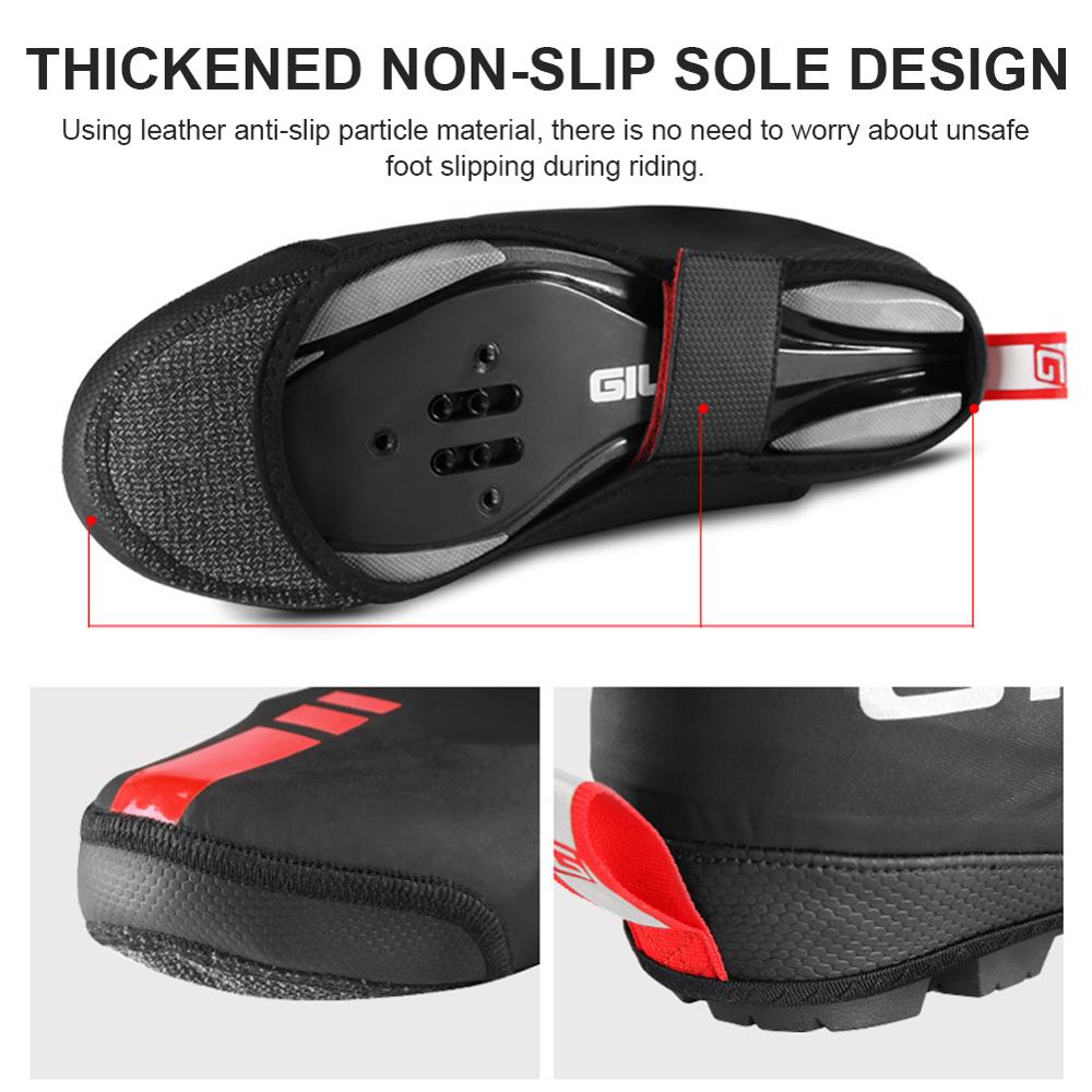 Couvre-chaussures résistant au froid de cyclisme,sur-chaussures chaudes, imperméable, pour vélo de montagne, VTT,