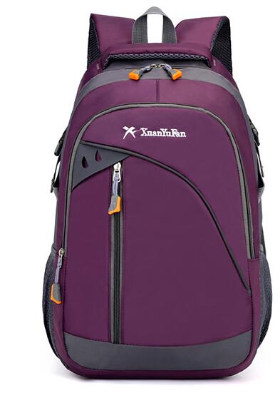 Chuwanglin udendørs rejserygsække rygsæk mænd laptop rygsække stor kapacitet skoletasker mochila  d62404: Lilla