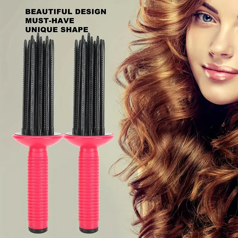Brosse à cheveux ronde professionnelle, 1 pièce, rouleau de friser moelleux, peigne rond, baguette à friser, outils de coiffure pour Salon de coiffure