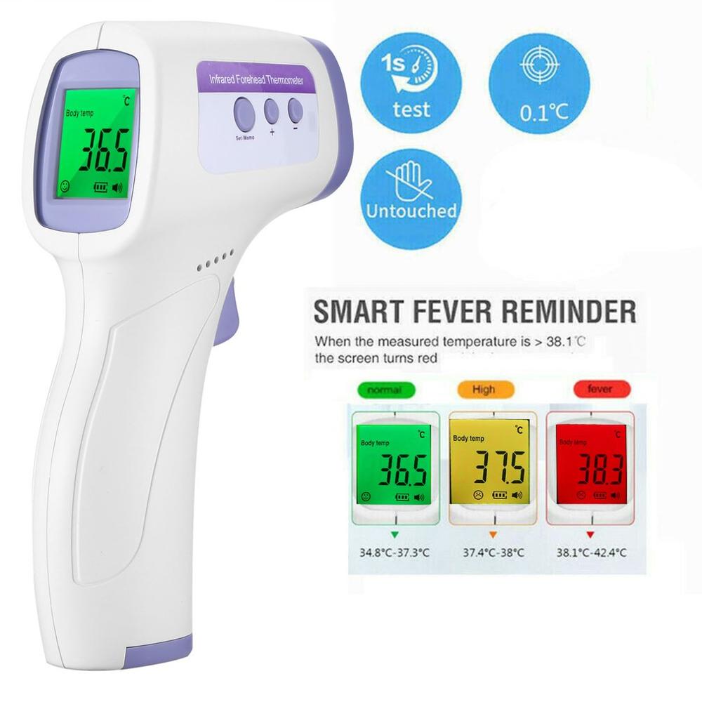 Non-Contact Ir Termometer Digitale Infrarood Voorhoofd Thermometer Digitale Termometro Infrarojo Digitale Adulto Thermometre Voor Baby
