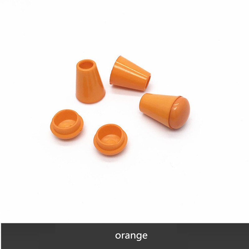 AIJJU-Cierre de campana con cierre de tapa, Clip de palanca de plástico colorido para bolsa de ropa Paracord, calzado deportivo, 100 Uds.: orange