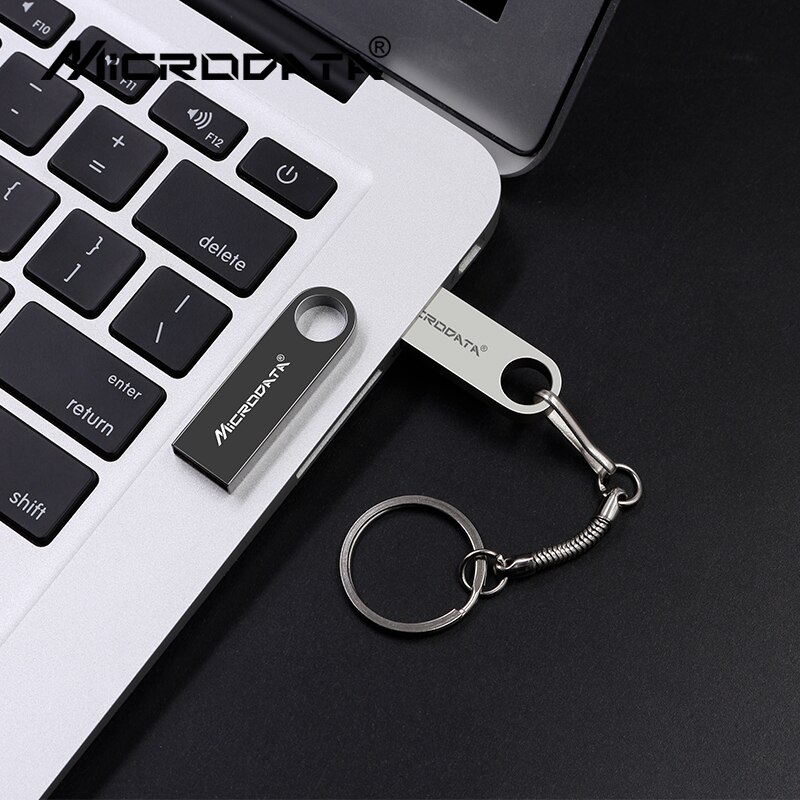 Super dünne metall usb-stick 8GB 16GB 32GB 64GB 128GB wasserdichte USB 2,0 speicher usb stick flash disk mini stift stick