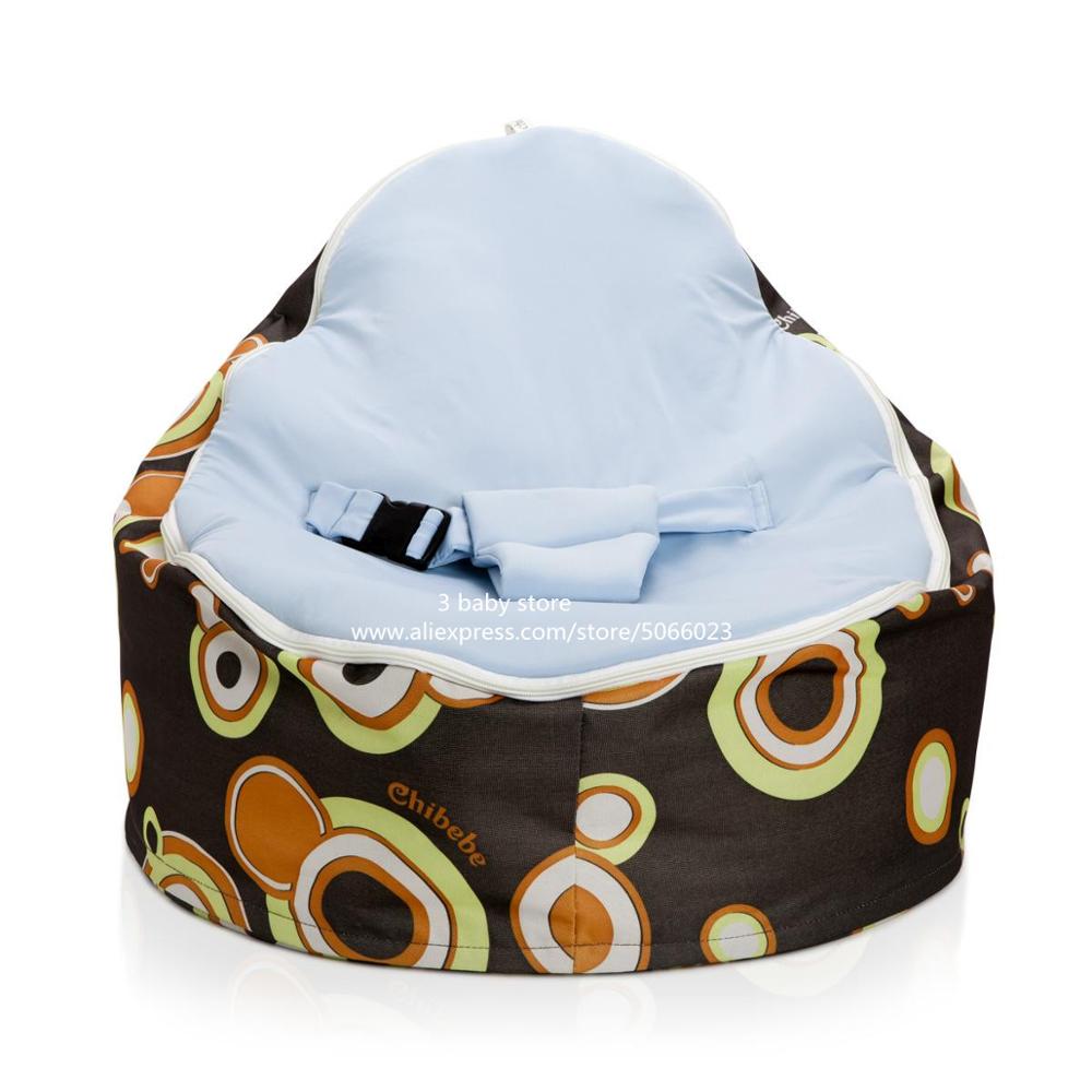 Retro bubbels crème baby zitzak, baby zitzak