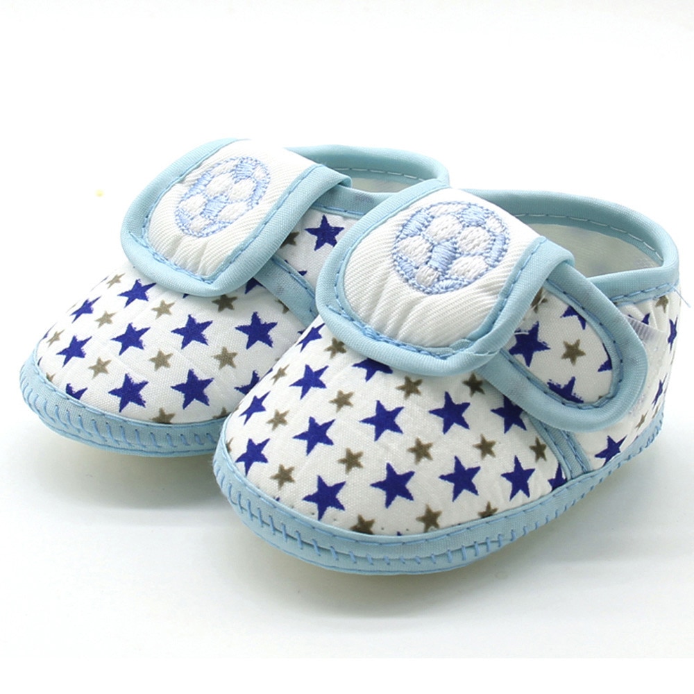 -né bébé fille chaussures infantile bébé garçon semelle souple Prewalker décontracté chaussures plates enfant en bas âge bébé Plaid crochet boucle chaussures bébé botte: Blue / 11