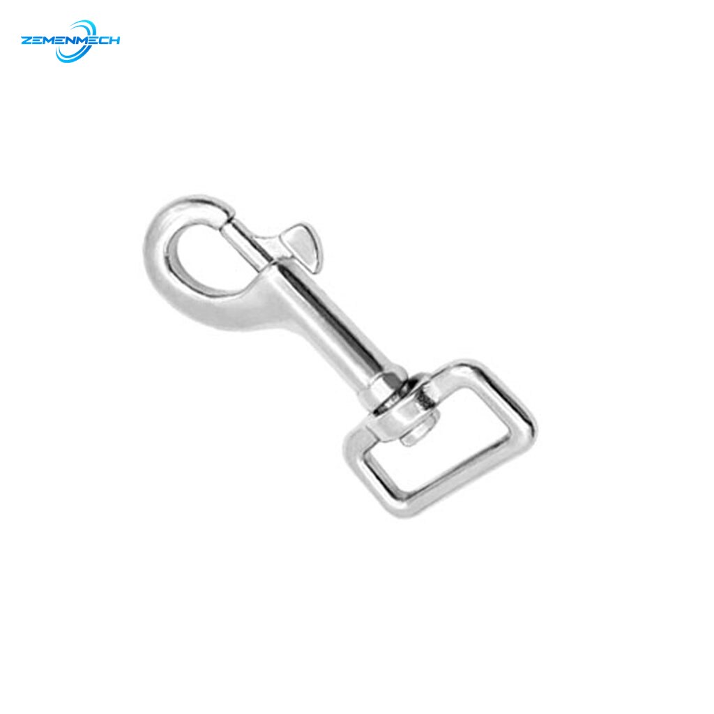 74Mm Rvs SwivelEye Bolt Spring Snap Haak Vierkante Eye Swivel Quick