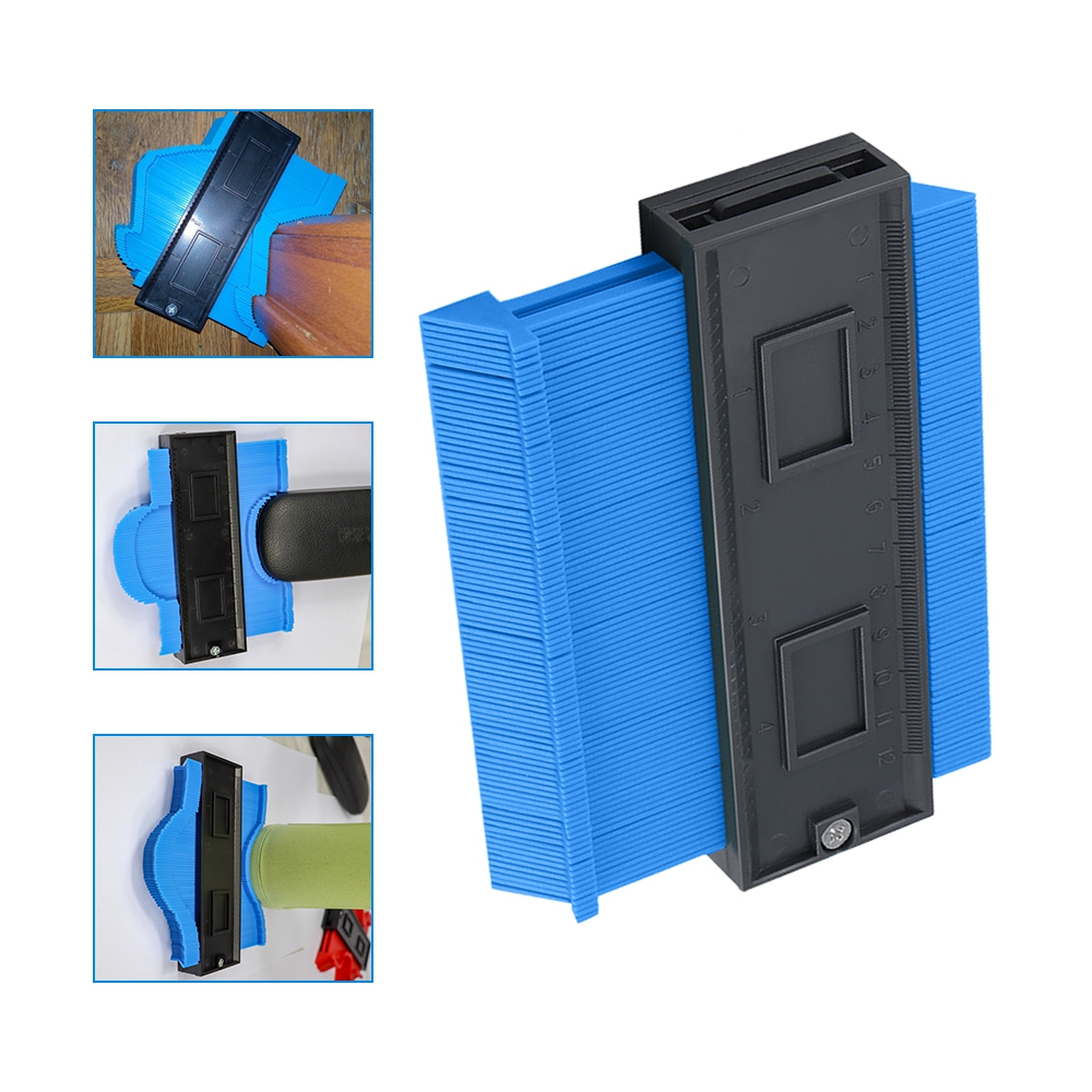 Contour Gauge 5 inch Profile Copy Gauge Contour Gauge Duplicator Standard Wood Marking Tools Tiling Laminate Tiles General Tools