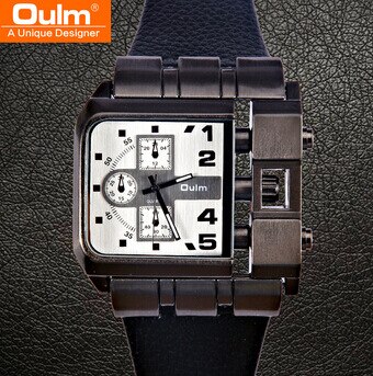 Aoulm/3364 Toevallige Enkele Beweging Riem Horloge Export Quartz Horloge: Paars