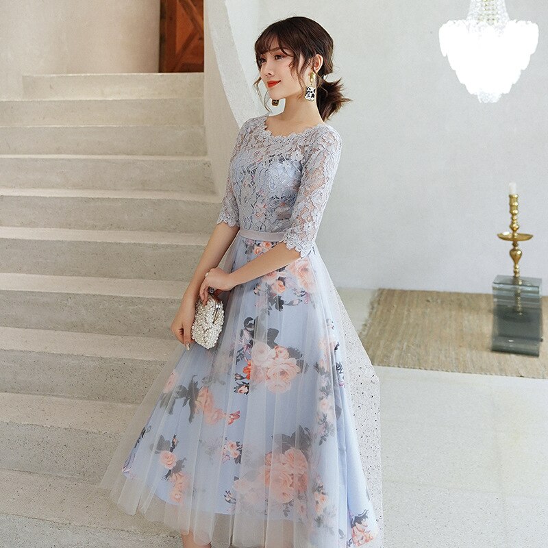 DongCMY nueva flor vestidos elegantes para dama de – Grandado