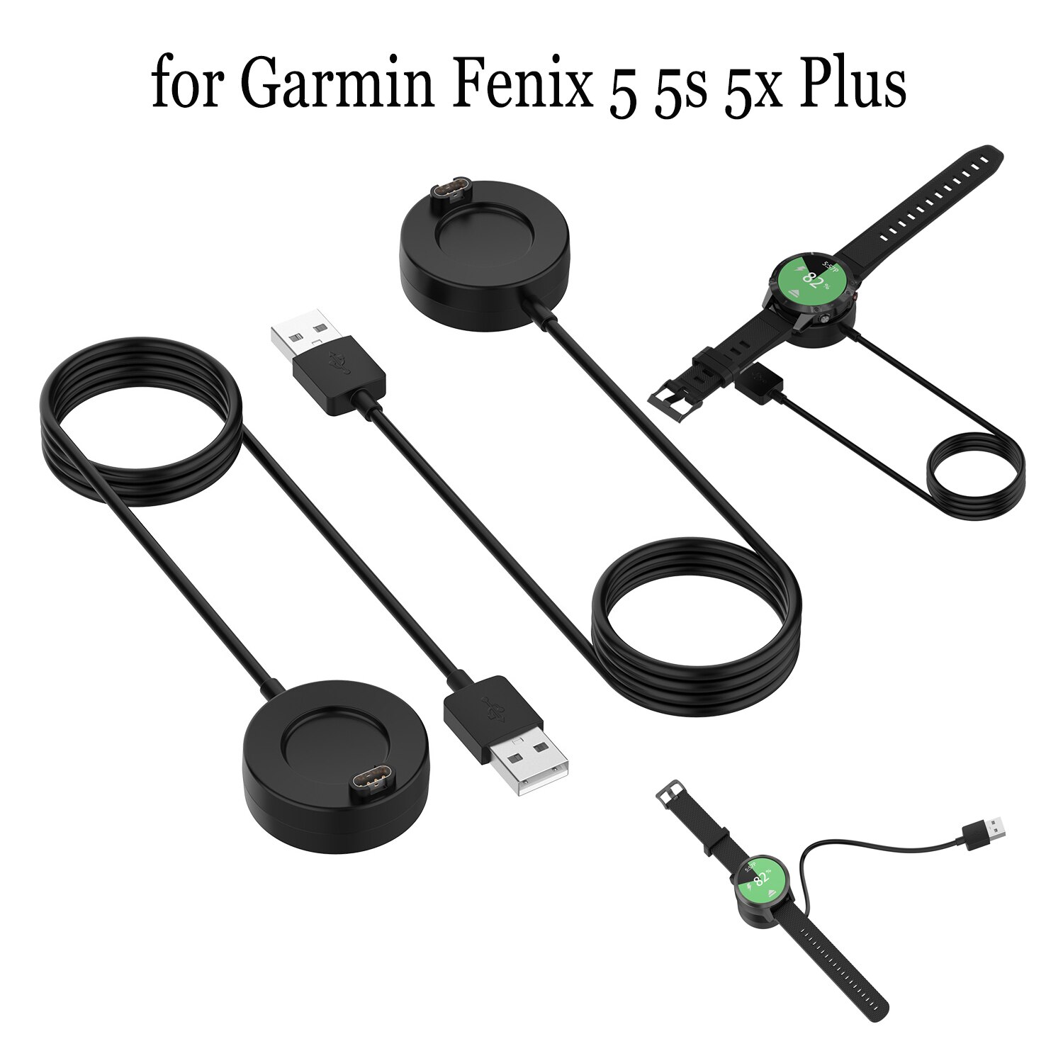 1M Usb Snelle Kabel Opladen Data Charger Voor Garmin Fenix 6 6S 6X5 5S 5x plus Smart Horloge Dock Charger Power Adapter Accessoires