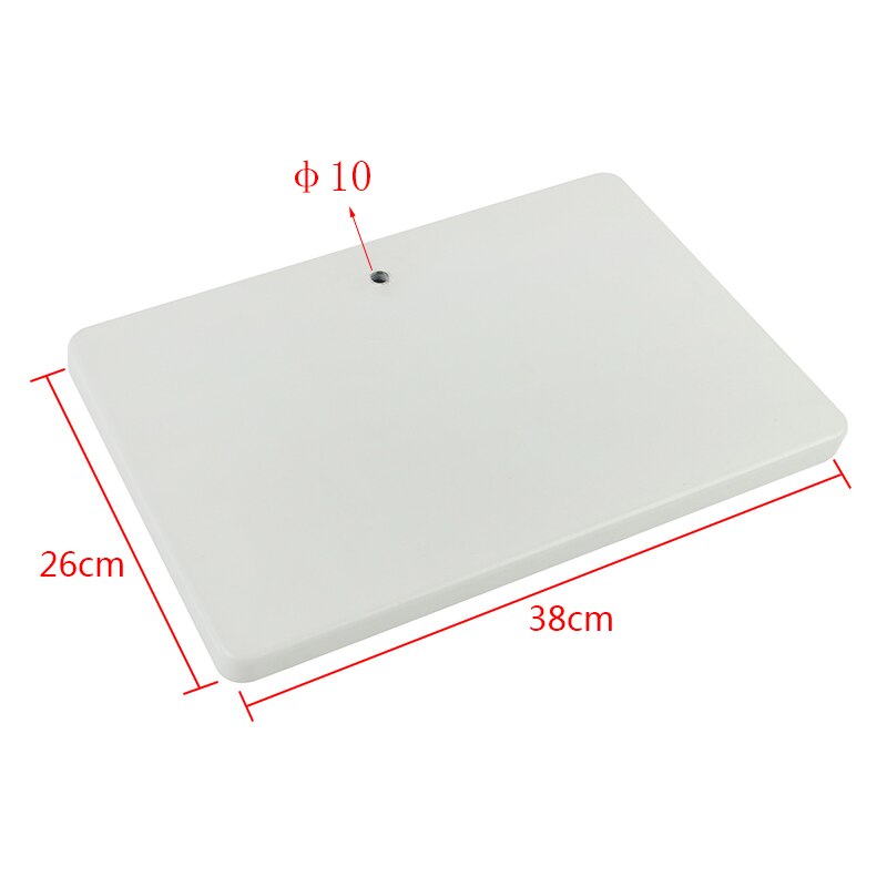 38*26CM Metal Base Plate Table Working Stand Holder Worktable Diameter 25mm Bracket Rod Bar Pillar For Microscope Video Camera: white