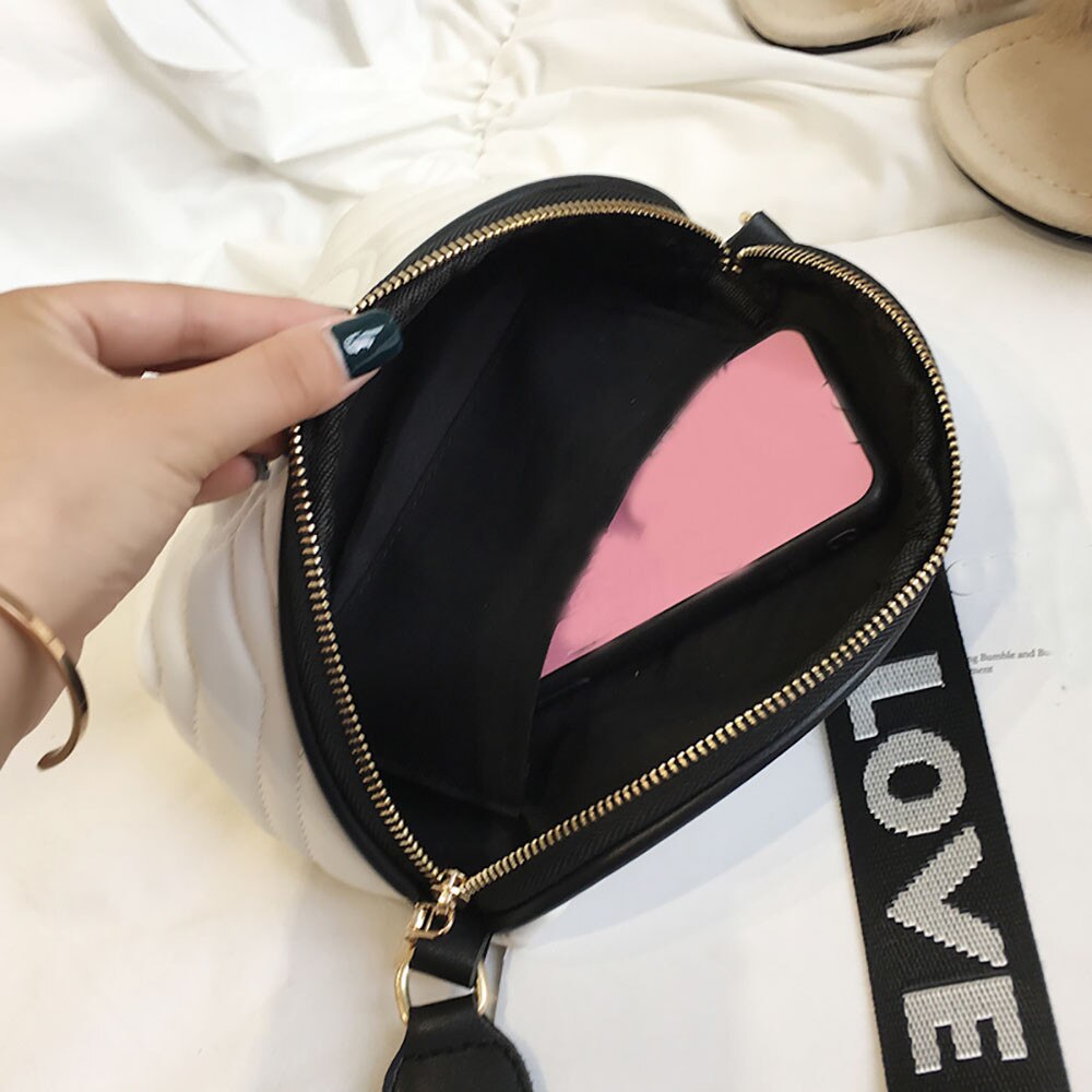 Kvinde taske kærlighed crossbody skulderlomme vild bryst marsupio donna mave tasker til kvinder banan sacoche sac banan