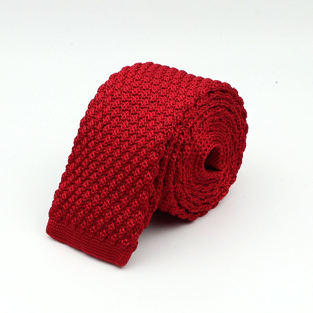 Corbata de punto para hombre, corbatas finas de tejido liso y colorido, estilo clásico, a la , para ocio